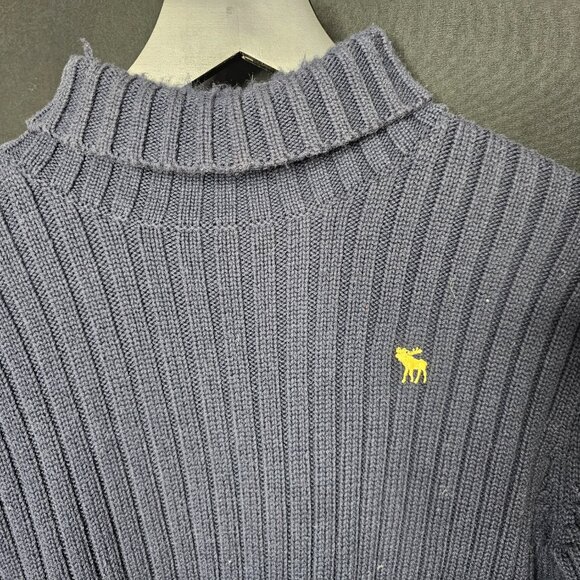 Vintage Abercrombie and Fitch Turtleneck Pullover Size Medium - Picture 2 of 6